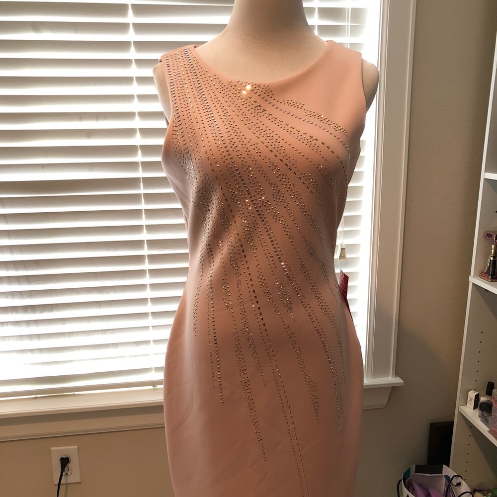 Blush color dress